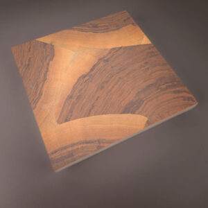 MDF Noir Plaqué Rondin Noyer