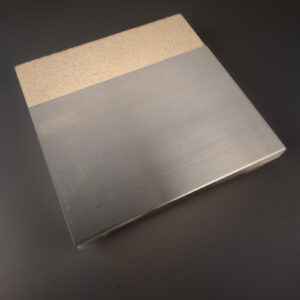 Tôle Inox Brossé Bande Large plis 30 mm