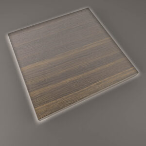 PP Plaqué Chêne Fumé brossé Vernis éclaircissant