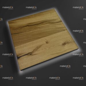 Innovus Noir Plaqué  Vieux chêne mastiqué noir Vernis mat