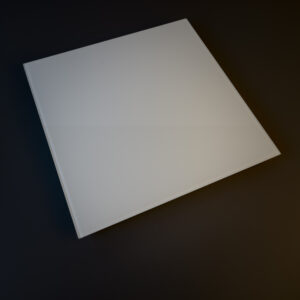 verre extra blanc Ral 9016 (blanc) Laque Mate