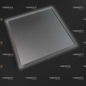 Verre Extra Blanc Ral 9006 (gris métallisé) Laque Mate