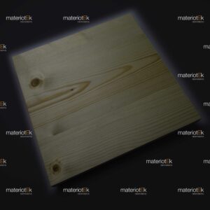 Pp Plaqué Epicéa à Noeuds Vernis mat