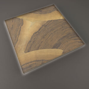 MDF Noir Plaqué rondin Noyer