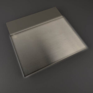 Tôle Inox Plis 10mm Brossé Bande Large