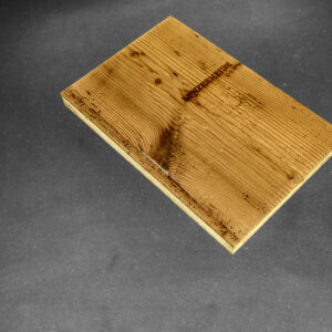 3 plis épicéa vieux bois arraché brossé (Avec trous d'insectes) Lenzerheide